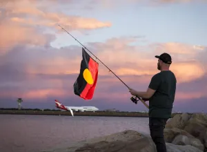 Fishermen return to Melbourne piers in #BLM garb