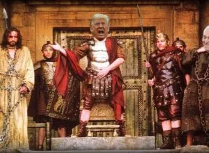 Trump releases Barabbas, claims Democrats set him up