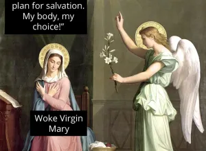 Woke Mary and the Angel Gabriel